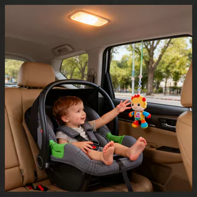Foldable, Car child safety seat