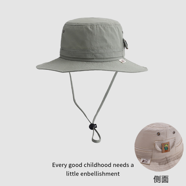 Sombrero de bebé primavera y otoño delgado sombrero de pescador para bebés de verano sombrero de protección solar hermoso gran gorro de sol para bebés