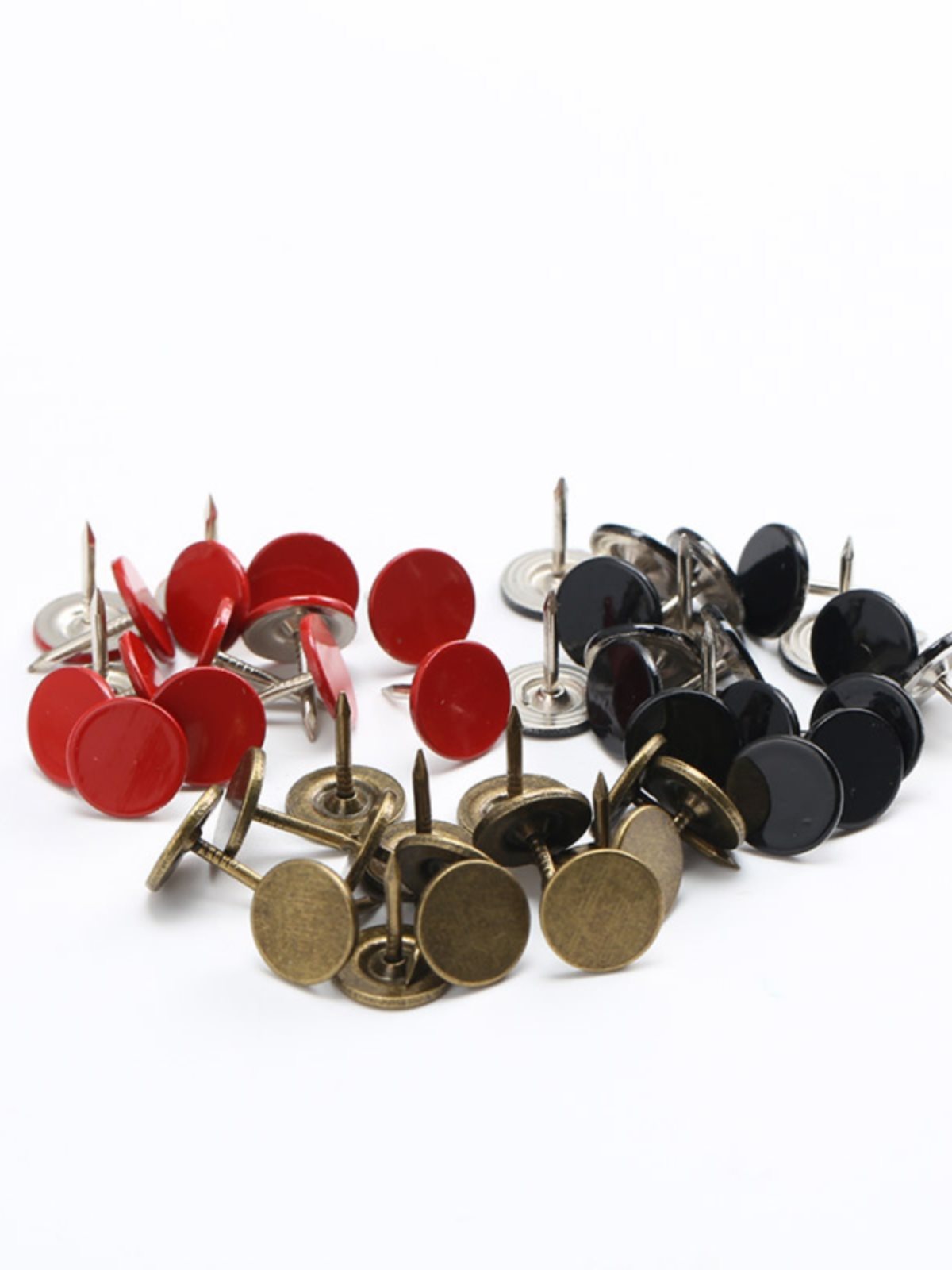 (2개) 장식 그림 네일 플랫 헤드 네일 컬러 라운드 헤드 네일 우드 네일 소파 버블 네일 프레스 네일 플레인 네일 빅 헤드 핀