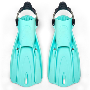 Scuba Fins, Spring Strap Diving Fins, Special Equipment for Deep Diving Training, Professional Open Fins