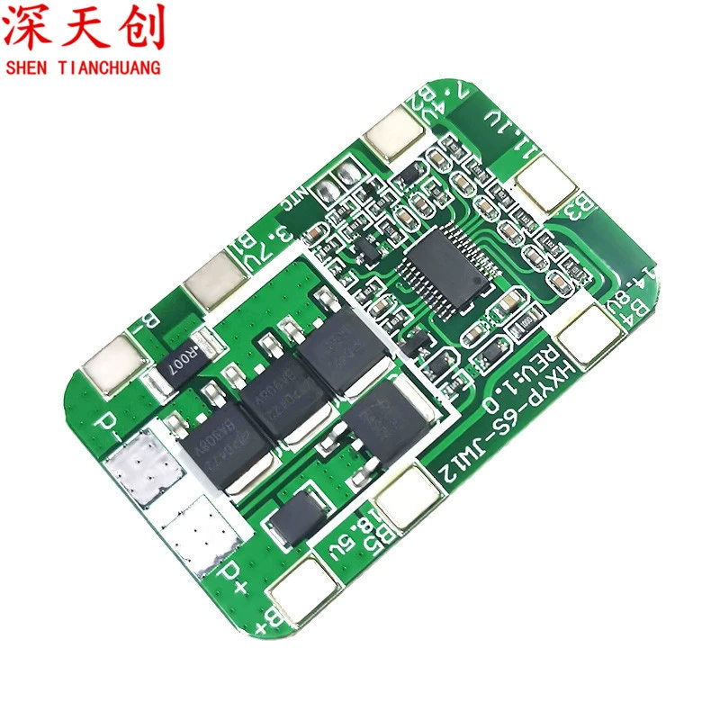 6-струнная литиевая батарея защитная пластина с сбалансированным 22.2V/25.2V18650 батарея сбалансированная защитная пластина 14A тока