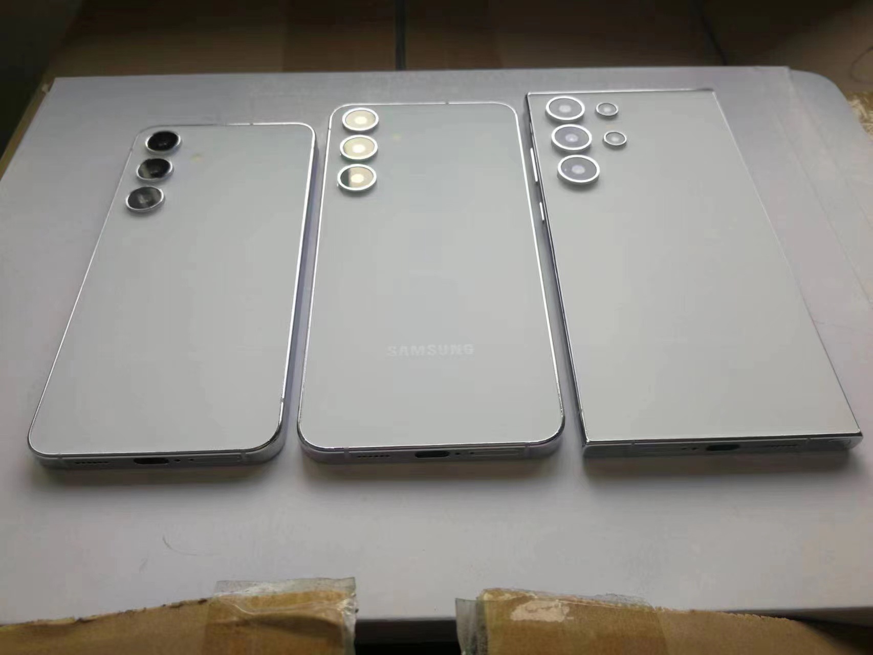 Adecuado para Samsung S24ultra templado película Plana Alta S24/Plus claro ultrasónico huella digital desbloquear película protectora
