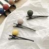 Brand matte retro hairgrip, internet celebrity, simple and elegant design