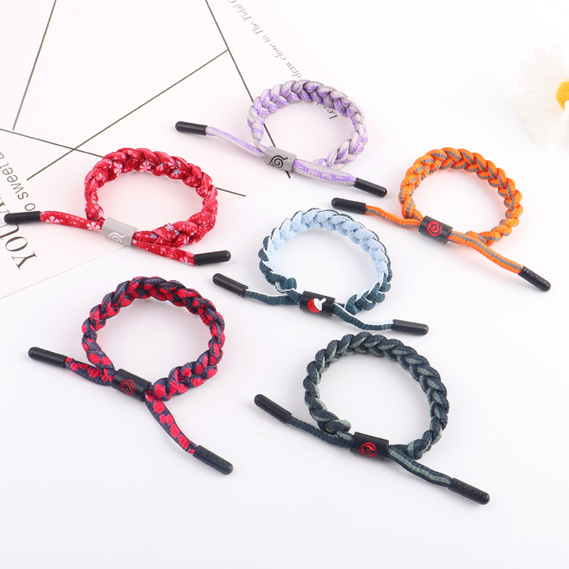 Naruto Bracelet Fashion Woven Shoelace Bracelet Couple's Best Friend Gay Friends Naruto Little Lion Bracelet