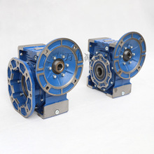 NMRV小型蜗轮蜗杆减速器齿轮箱rv减速机带电机伺服总成步进变速箱