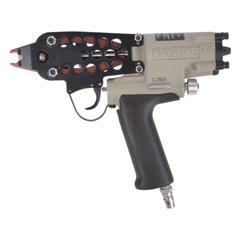 Woodpecker neumático tipo C pistola de clavos C760 conjunto jaula red de pesca jaula de pollo jaula de conejo jaula de pájaro paloma conjunto jaula herramienta