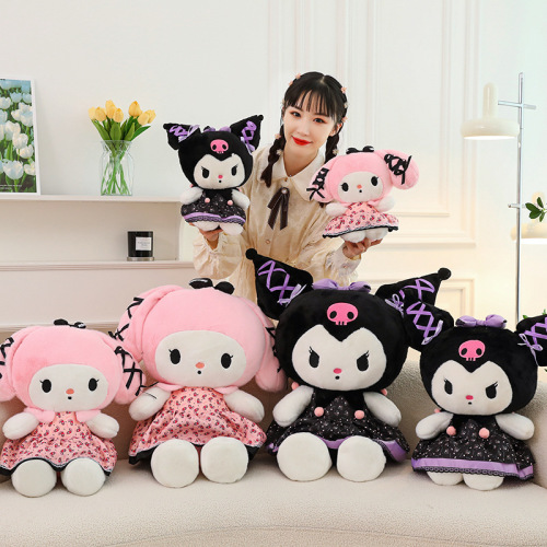 New Banquet Series Coolomi HelloKitty Plush Toy Hello Kitty Cartoon Doll Wedding Doll