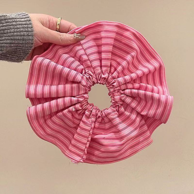 5744 스트로베리 핑크 스트라이프 써클-로즈 레드 (20cm)