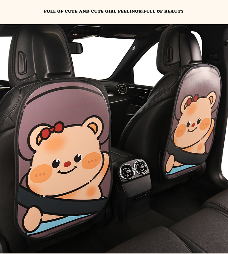 Car seat back anti-kick pad rear universal child dirt-resistant car rear seat protective pad protective pad storage female
