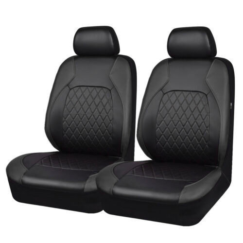 simple general pu cuero bracket asiento cubierta asiento de automóvil cubierta de piel empalmado una sola línea de diamante coche cojín respirado image 4