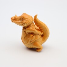 太行崖柏鳄鱼先生摆件金融大鳄招财转运实木雕刻工艺品创意装饰品