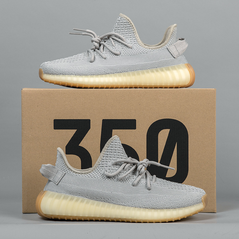 Putian Coco zapatos 2023 verano nuevo 350v2 volando tejido transpirable hombres y mujeres pareja zapatos palomitas zapatos para correr hombres