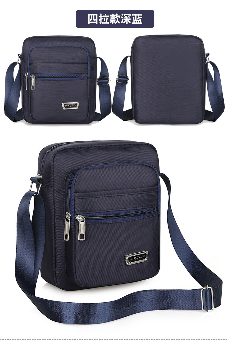 Bolso bandolera de tela de nylon para hombres de verano Bolsa de hombro para hombres Bolsa multiusos de ocio al aire libre Moda de comercio exterior Bolsa de hombro para hombres