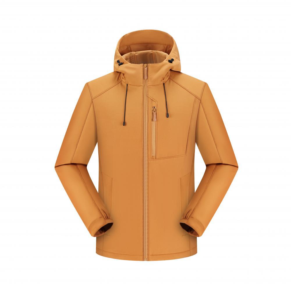 Chaqueta Softshell con Capucha para Hombre de Poliéster, Impermeable y Cortavientos, con Forro Térmico