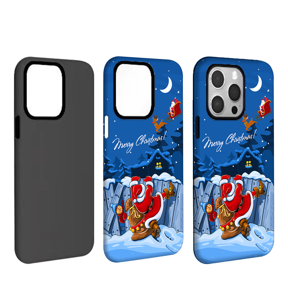 55g Weight iPhone Applicable Brands Phone Cases Classification tpu Material Christmas Tree, Santa Claus, Elk Pattern Cute, Classic Style Style Tpu Christmas Tree Santa Claus Elk Cute Classic Style Phone Cases Phone Accessories 1