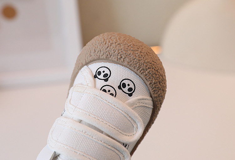 Korean version cute cartoon children's canvas 2023 Spring and Autumn new trendy boys' biscuit shoes, girls' casual shoes_voghion.com