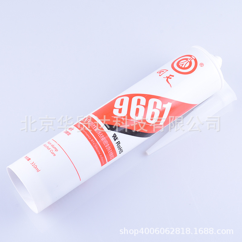 回天9661E RTVgao性能粘接密封硅橡胶 电源通讯设备粘接 310ml