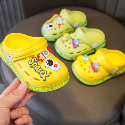 Детская пещерная обувь мальчик осень мультфильм Баотоу носить сандалии на пляже