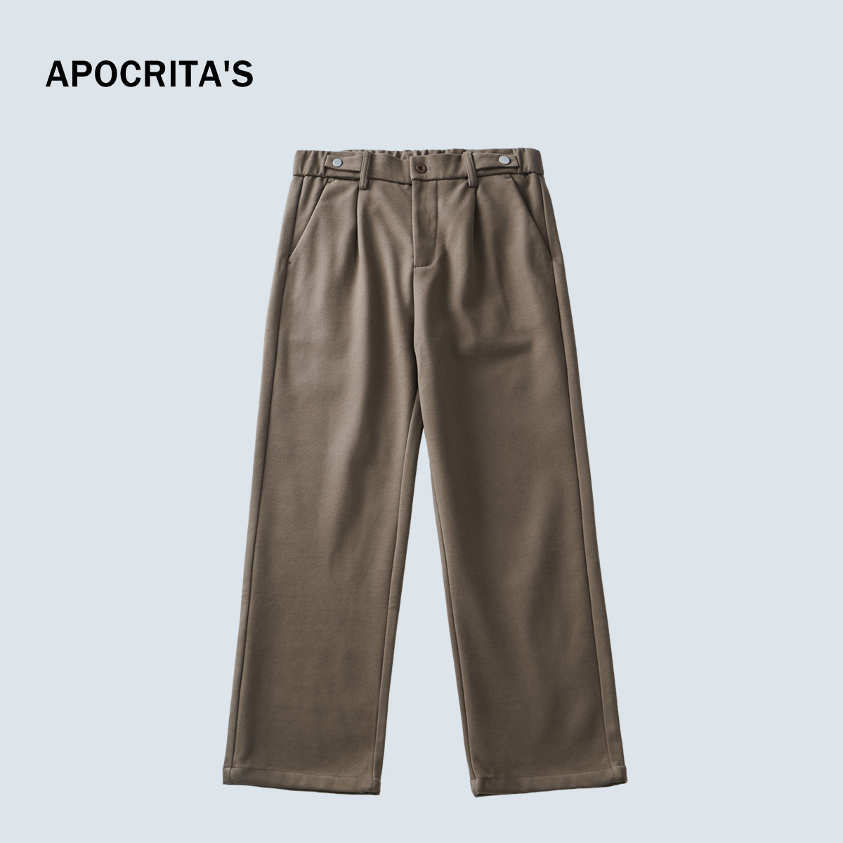 Sin devoluciones ni cambios【Liquidación por tiempo limitado a un precio súper bajo】Pantalones casuales holgados y rectos para hombre APO, para otoño e invierno