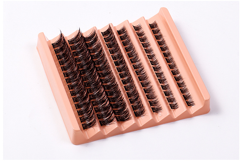 Solid Color Pattern Vintage Style, Vacation Style Vintage Style Vacation Solid Color Artificial Fiber False Eyelashes 1 Set