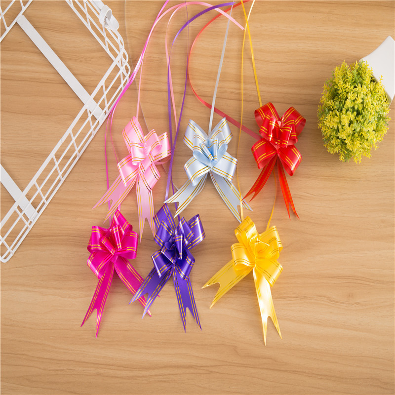 言鼎拉花蝴蝶婚庆用品手拉花礼品玩具公仔装饰多色拉花包装袋拉花
