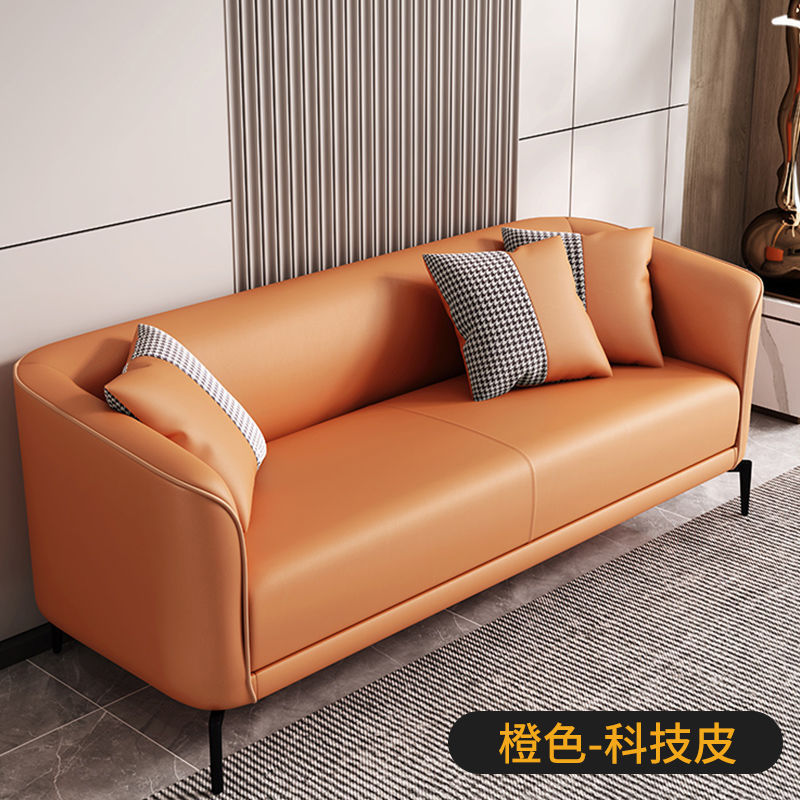 简易现代小户型出租屋客厅公寓网红双人位三人位科技布小沙发沙发|undefined