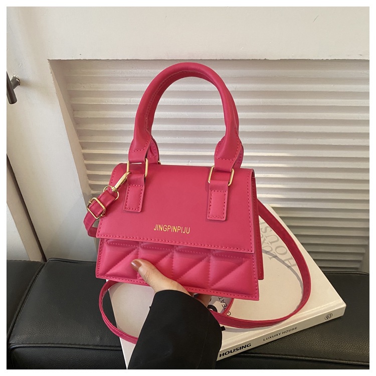 Modelo de comercio exterior bolso cuadrado pequeño bolso femenino 2023 invierno nuevo bolso de mensajero de moda admite compras en masa al por mayor