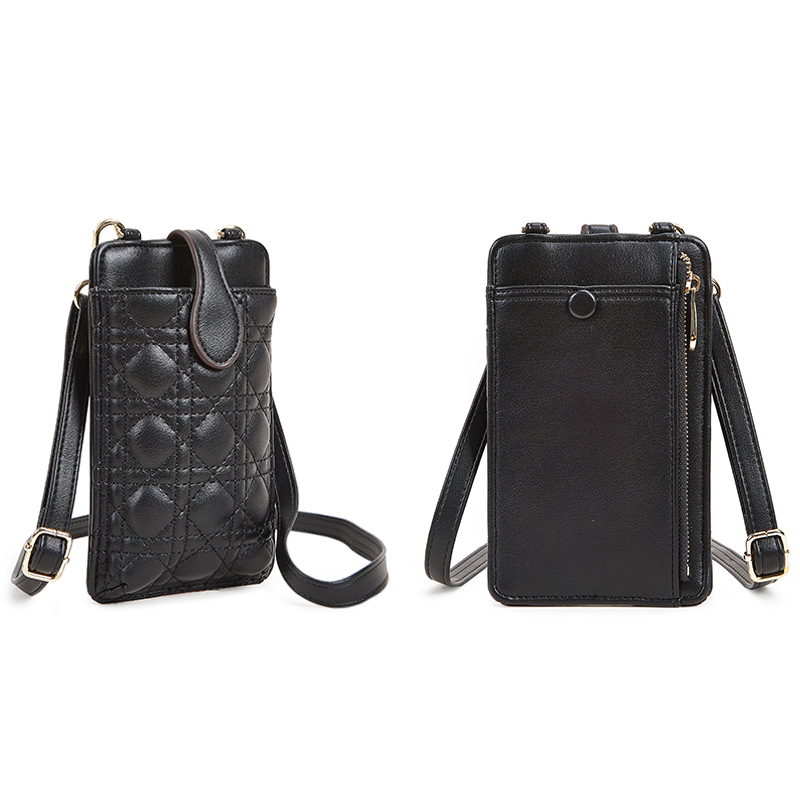 Mini bolso pequeño 2024 verano nuevo universal portátil Japón y Corea del Sur hilo bordado mujer mensajero cuello colgante bolso monedero