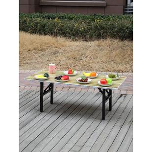 Small Table Folding Simple Folding Table Dining Table Rectangular Dining Table Household Rental Room Small Low Table Long Language Su