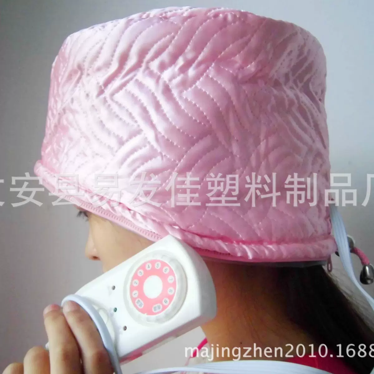 厂家批发拉链电热帽 加热帽 焗油10档可调 可拆洗一件代发