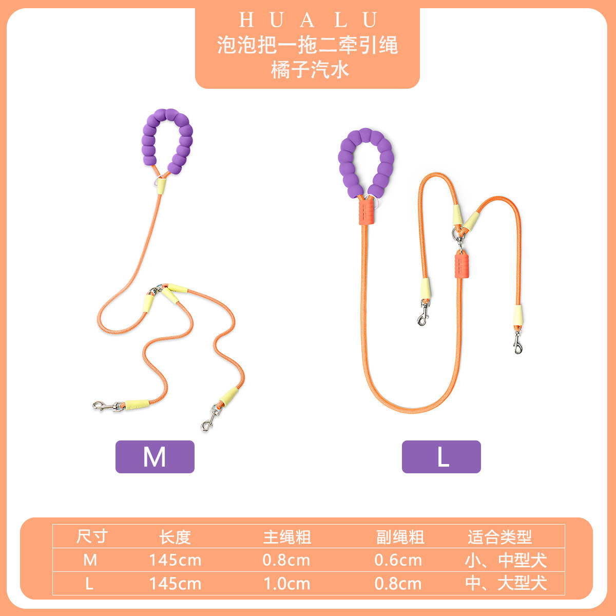 주황색