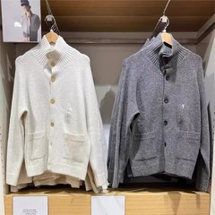 24新型秋冬メンズ女装レトロゆるい舒芙蕾ニットカーディガンセーター469467