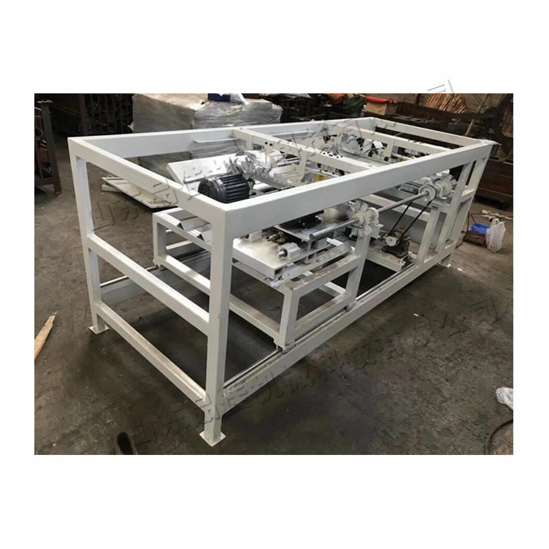 全自动木棒开牙机 小型拖把杆扫把杆圆头机 长度1500mm倒圆机