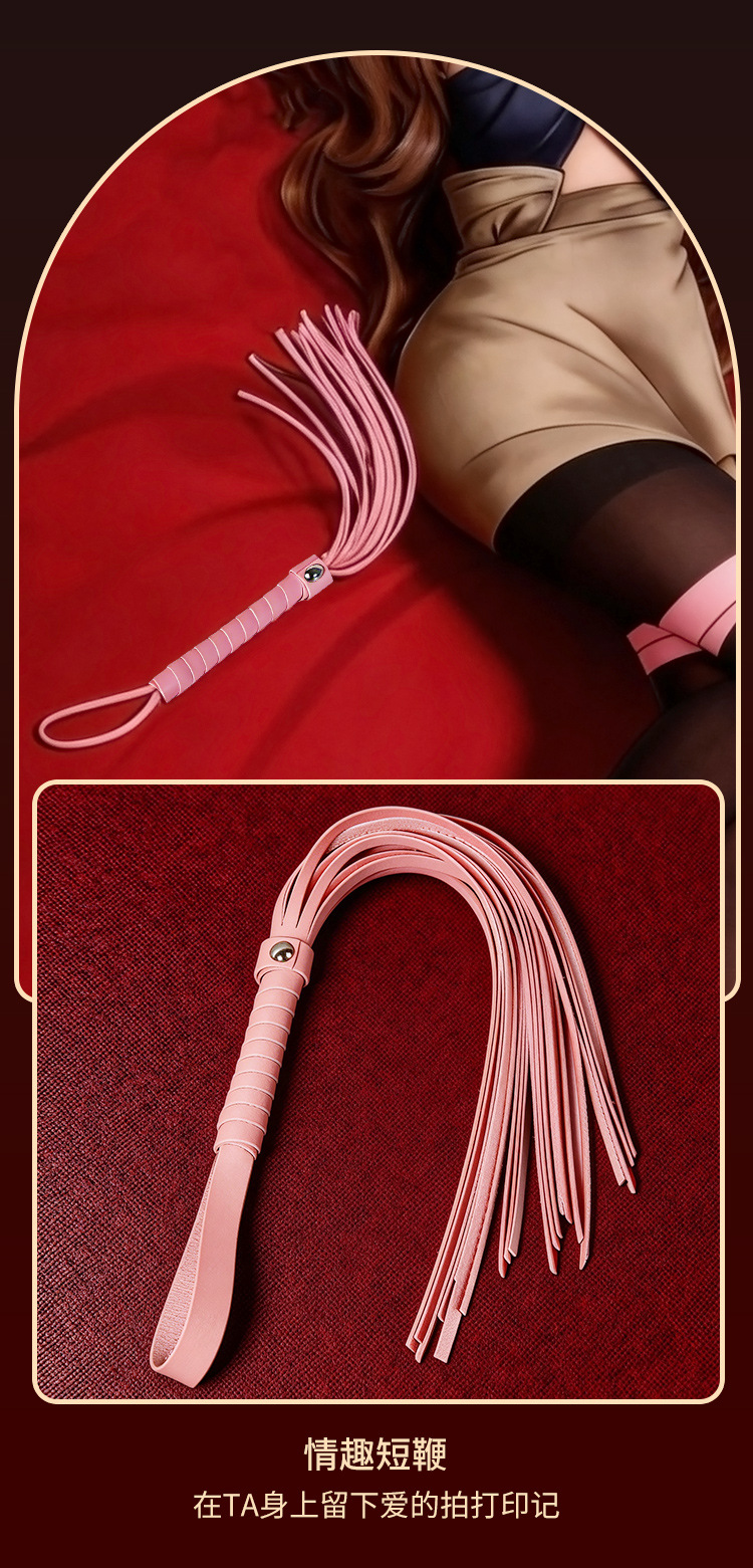 SM Erotic Set with Nipple Clamps, Gag Ball and Handcuffs in Pink — detail image 27