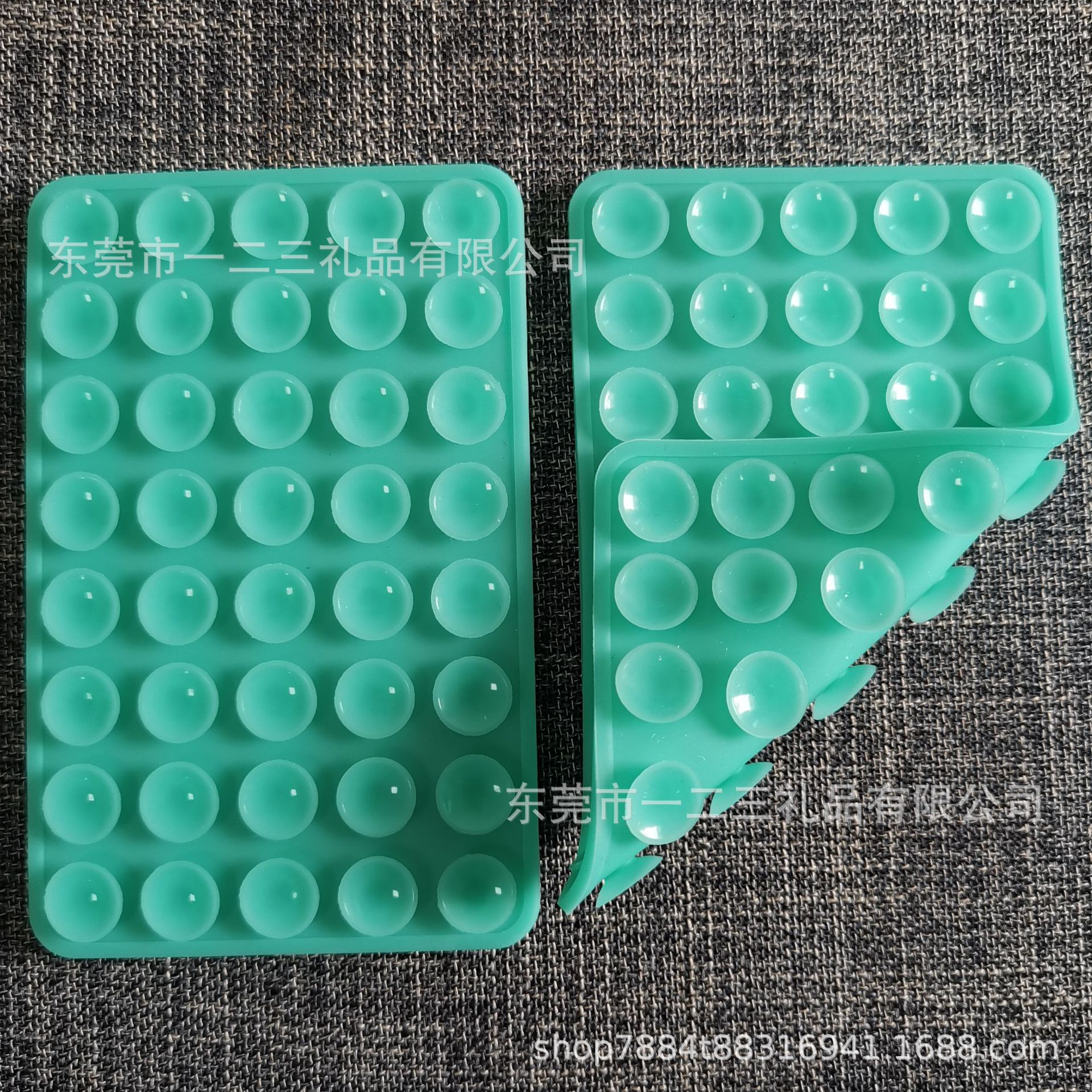 40 80 silicona ventosa de doble cara ventosa simple negro pegado antideslizante caso de teléfono móvil portátil soporte de teléfono móvil extraíble