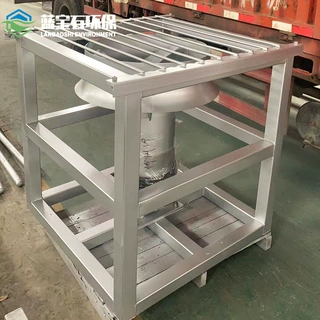 沉水式淬火液搅拌器QJB5kw框桨式不停产安装潜水搅拌机蓝宝石环保