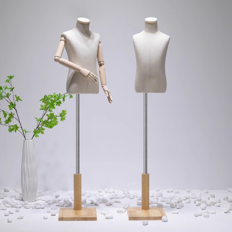 Children's Model Props Men and Women Children's Window Half-body Table Clothing Store Children's Clothing Store Model Doll Display Shelf