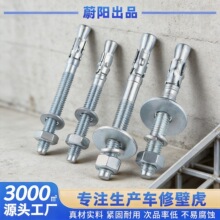 铁镀白锌车修螺纹壁虎拉爆膨胀螺丝建筑膨胀螺栓螺杆式攀岩螺钉
