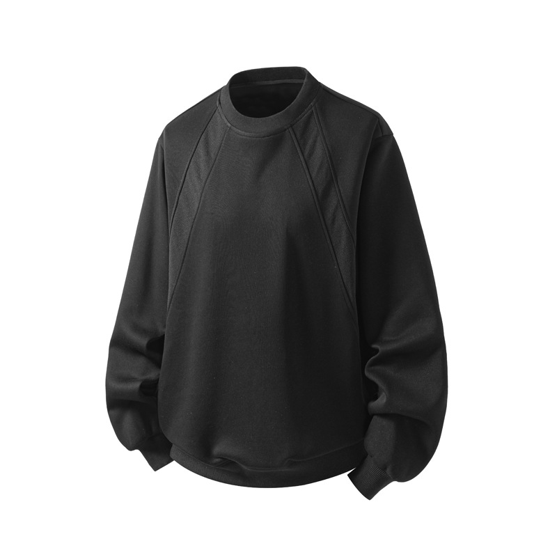 Cleanfit Deconstructed Sweatshirt Herren Herbst Trendy American High Street Schweres, lockeres Innenfutter Lässiger Pullover Top_voghion.com