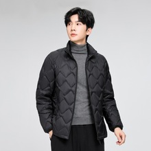 正品轻薄羽绒服男短款男装秋冬季大码立领轻便90鸭绒保暖薄款外套