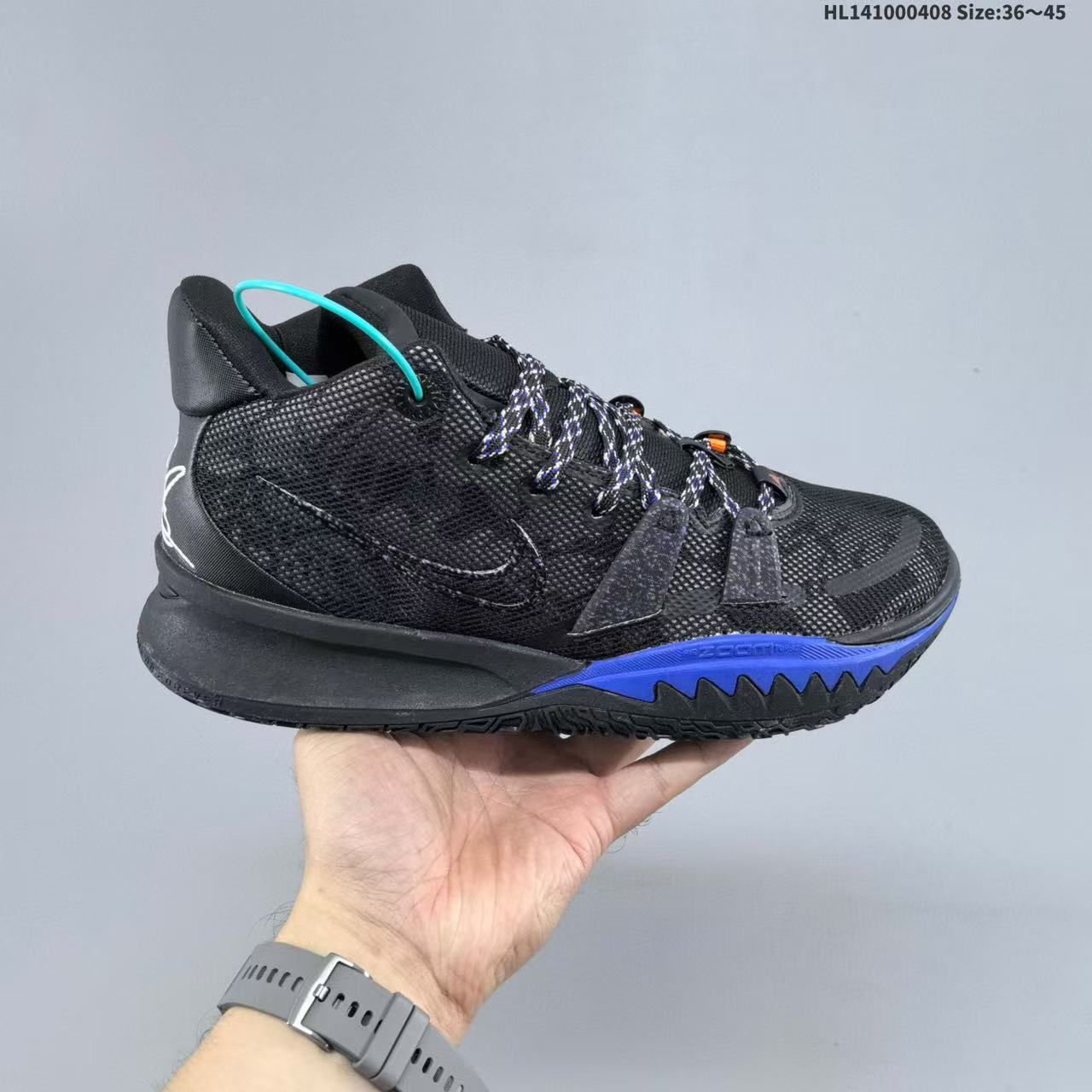 Zapatillas de Baloncesto de Caña Media Kyrie 7, Cuero y Caucho, Transpirables, para Deporte image 21