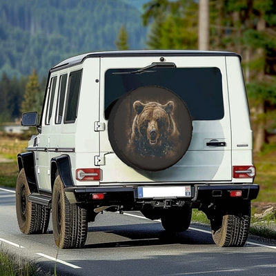 3D Animal Print Pattern Design Car Accessories Tire Cover, Minimum Order of One Piece, Universal Waterproof Spare Tire Cover for Cars (Spare wheel cover) - ysfc03990a1z93-3