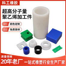 聚乙烯加工件UPE齿轮轴套POM耐磨注塑件机械垫片滑块聚乙烯异形件