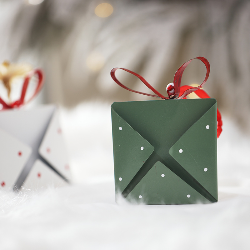 2022 nuevo colgante de decoración de Navidad árbol de Navidad nórdico colgante paquete de regalo de decoración props