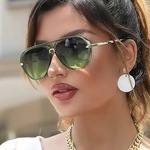 跨境时尚百搭潮流网红大框墨镜蛤蟆形太阳镜 新款欧美太阳眼镜