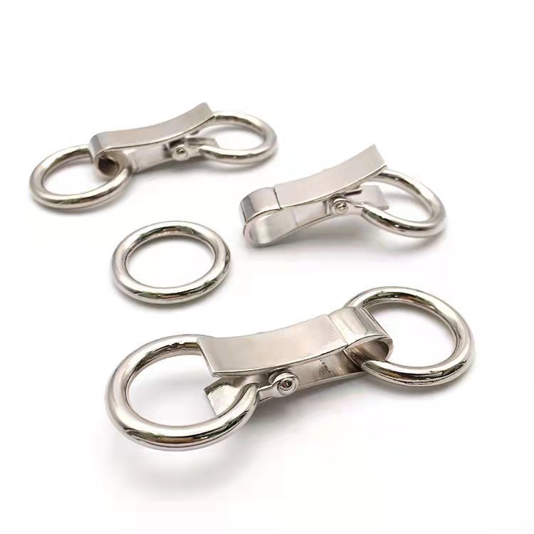 合金8字扣金属对扣牛仔背带扣大衣外套箱包宠物链子服饰