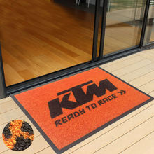 跨境门口地垫餐厅咖啡店便利店商用定制尼龙橡胶底防滑入户门脚垫