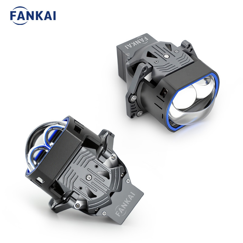 Nuevo Y5S cuadrado doble directo LED doble lente de luz de 3 pulgadas 73W de alta potencia transformación de farol de automóvil