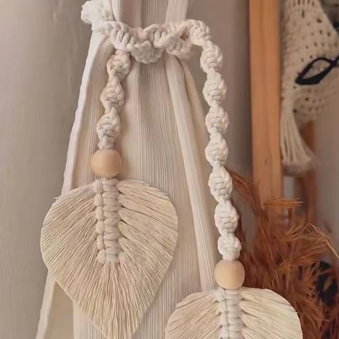 Bohemian Leaf Curtain Tie 1