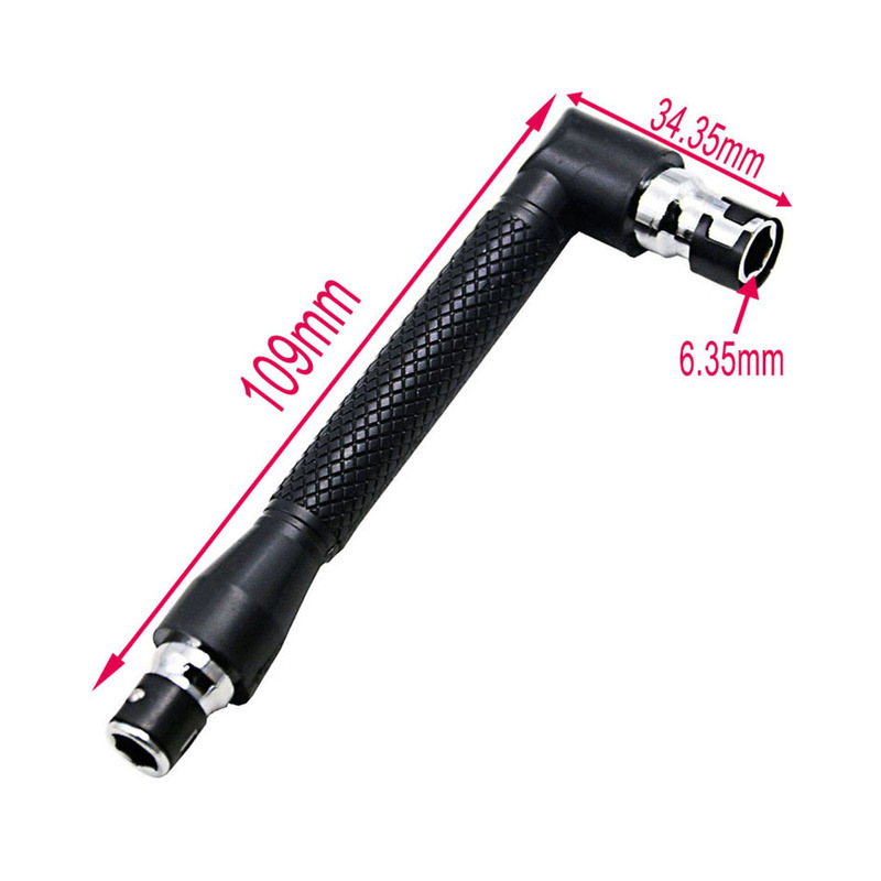 Llave hexagonal de doble cabeza en forma de L Llave de mango de doble cabeza de 90 grados mini Destornillador hexagonal de doble cabeza